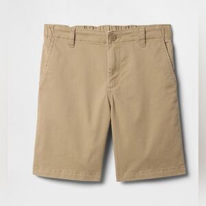 GAP Kids Boys Tan Flat Front Shorts Casual Style.